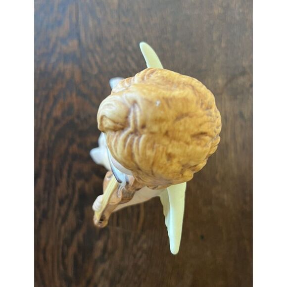 HOMCO Ceramic Angel Figurine With Violin #5400 6" Tall - Picture 5 of 6